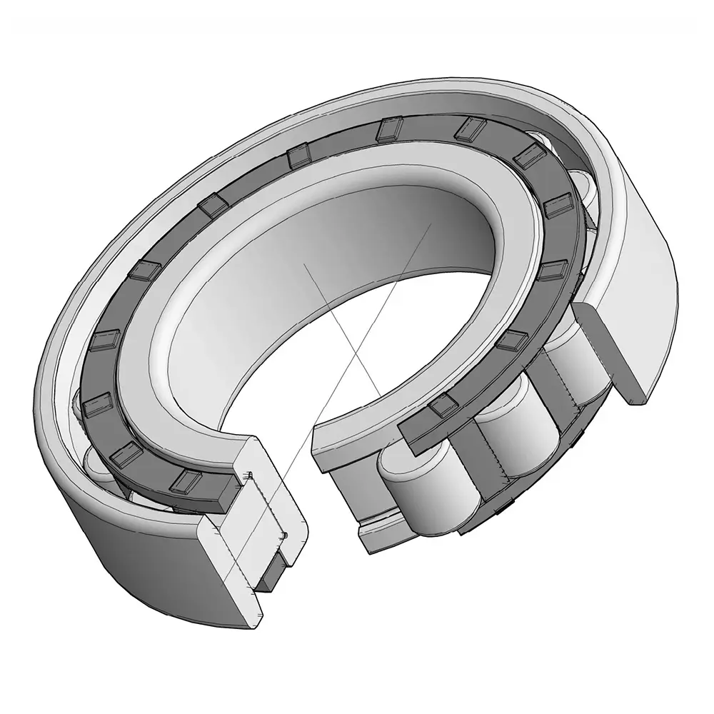 N203-E Single Row Cylindrical Roller Bearing