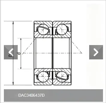 Automobile bearings DAC3406437D(1)