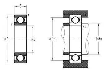 6200 CE Zirconia Ceramic Deep Groove Ball Bearing (2)