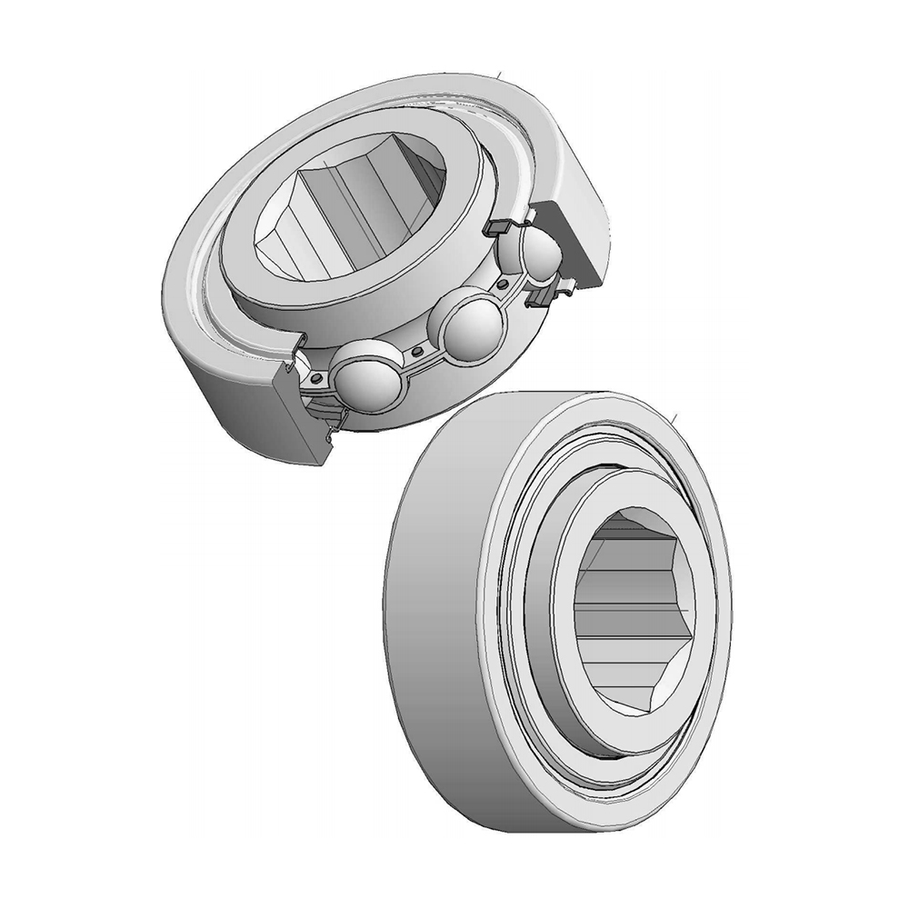 204KPP2 HEX BORE Agricultural Bearing