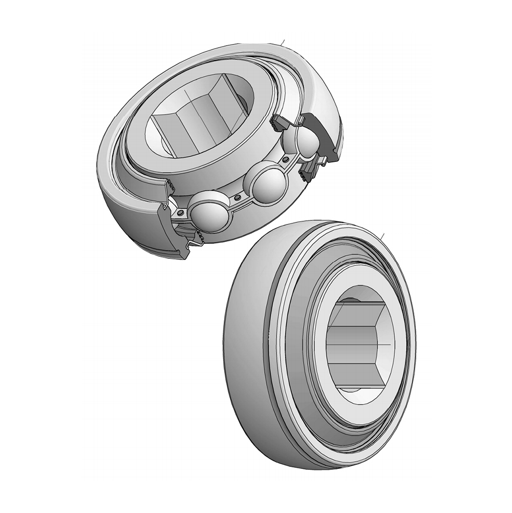 W211PPB6 Square Bore Agricultural Bearing