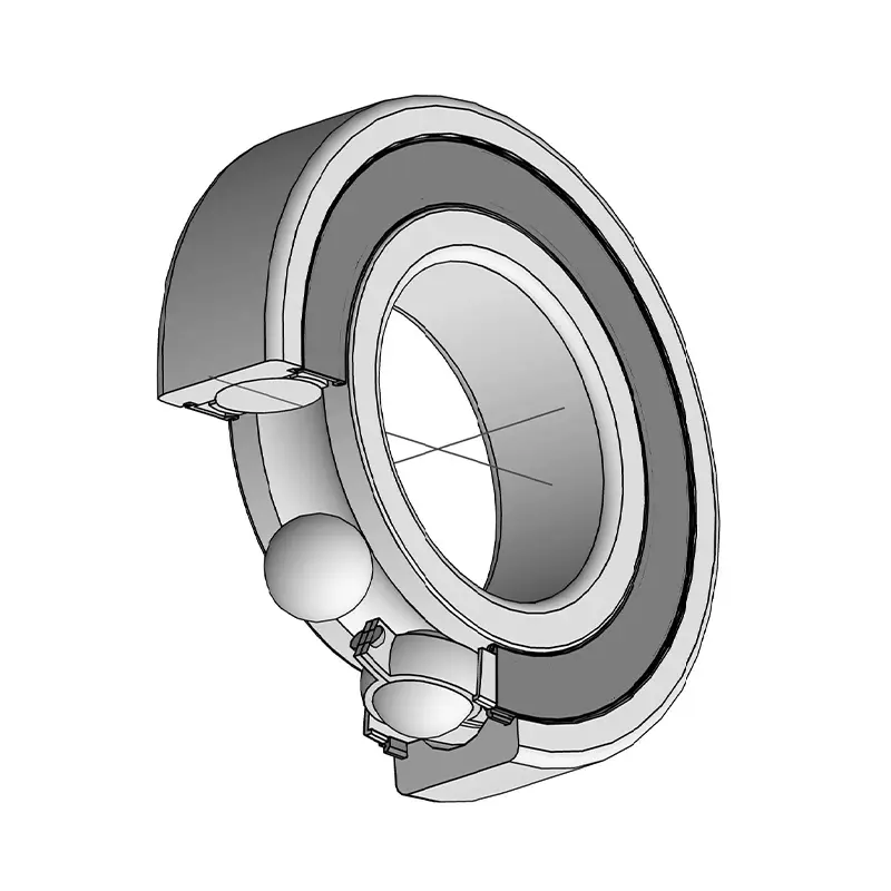 607, 607-2RS, 607-2Z Single Row Deep Groove Ball Bearing