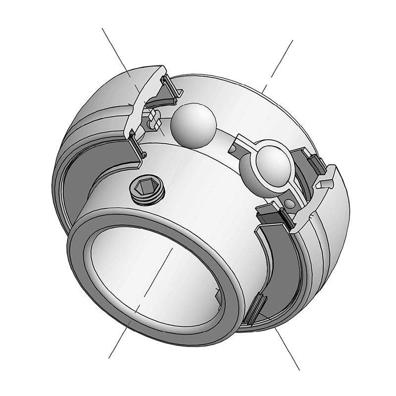 SUC211-32 Stainless Steel Insert Ball Bearing With 2 Inch Bore