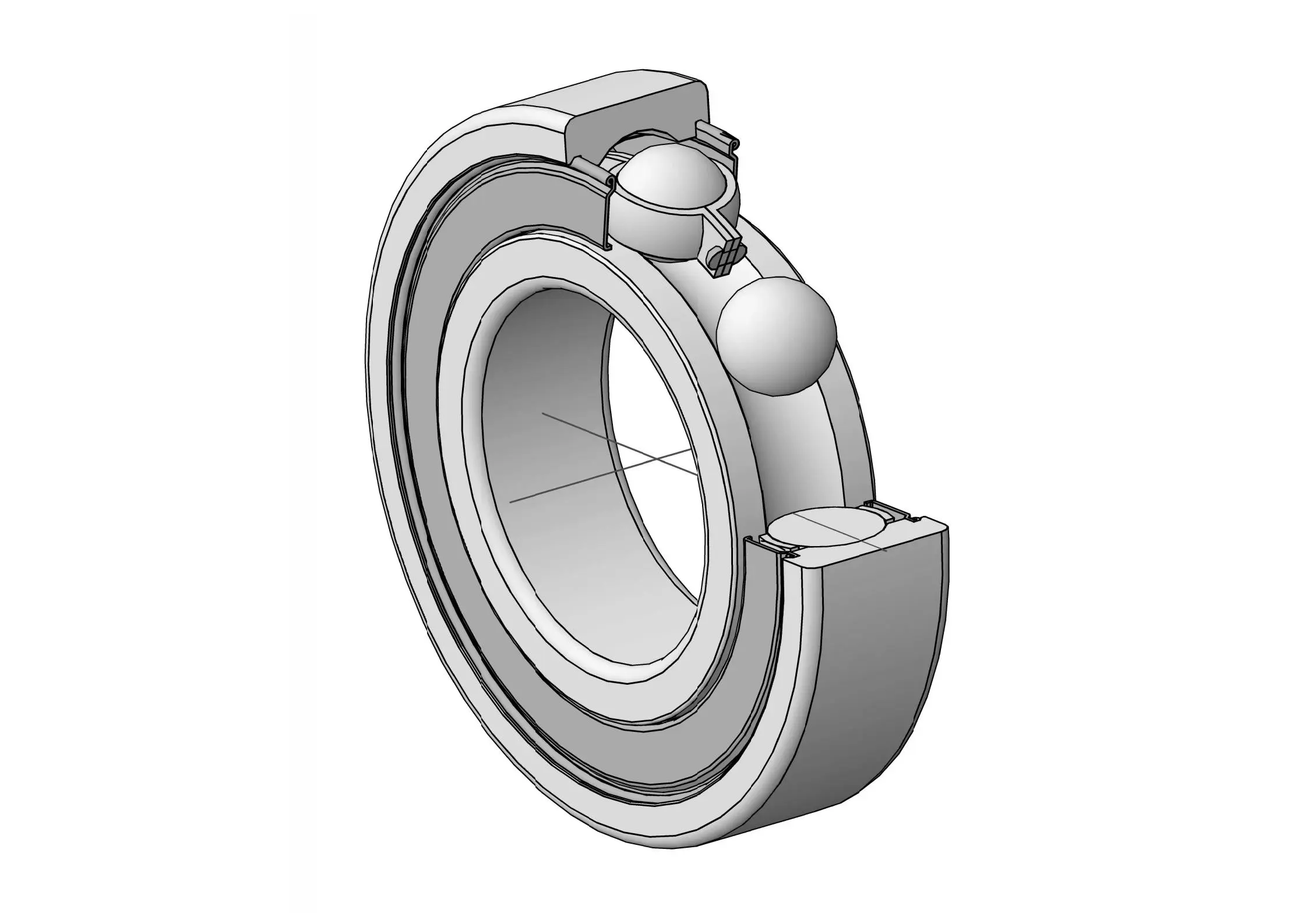 16021 Single Row Deep groove ball bearing