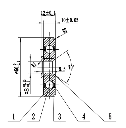 drawing of Convenyor Bearing 輸送機軸承圖紙
